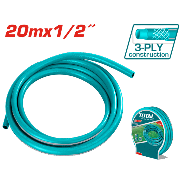 Manguera de Riego PVC de 1/2" 20m