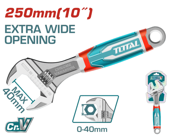 Llave Ajustable 10" (250 mm) - Industrial