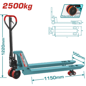 Transpaleta Manual - Capacidad: 2500kg
