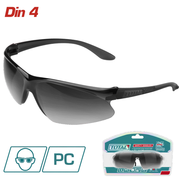 Lentes de Seguridad Oscuros Nivel 9