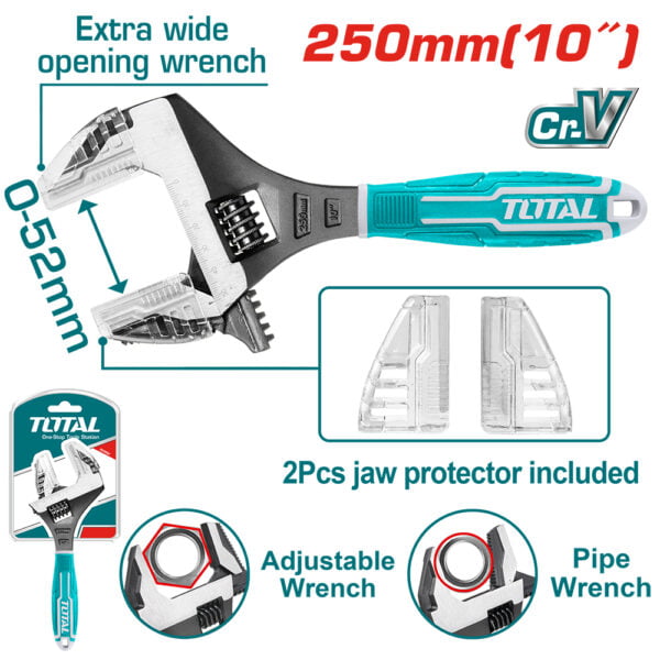 Llave ajustable 2 en 1