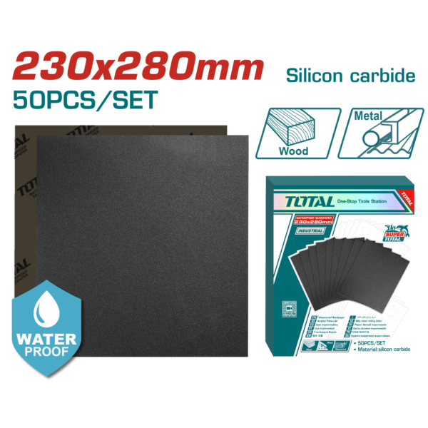 Papel de lija impermeable