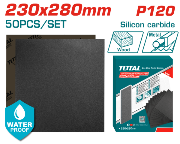 Papel de lija impermeable