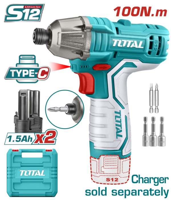 Llave de impacto inalámbrica 12V