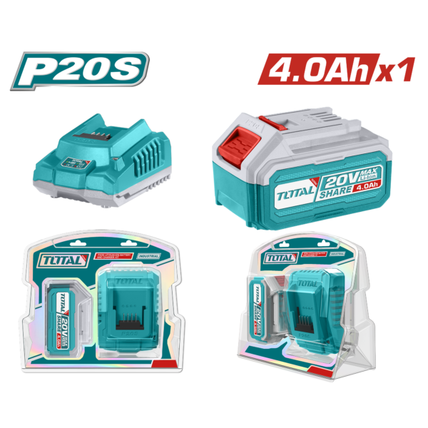 Kit de batería y cargador 20V