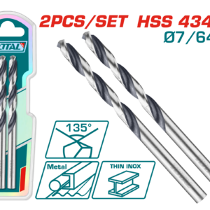 Juego de Mechas HSS 7/64" 4341 2pzas