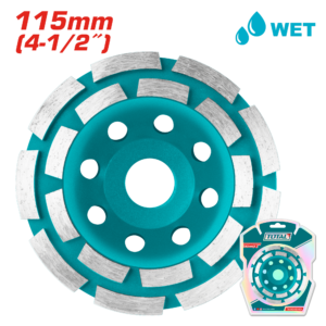 Disco Copa Diamante Segmentado 115mm - 18 unidades