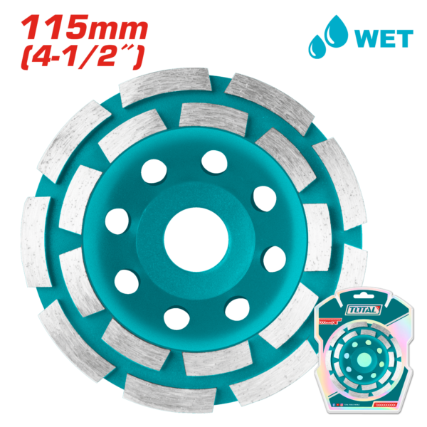Disco Copa Diamante Segmentado 115mm - 18 unidades