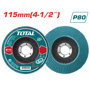 Disco Flap de circonio A/I 115 mm x 22 mm (4-1/2 x 7/8"), P80