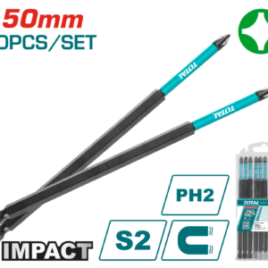 Juego de Puntas para Destornillador de Impacto 150mm PH2