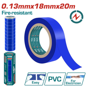 Cinta aislante de PVC Azul