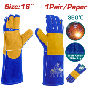 Guantes de Soldador 16" Cuero  Grado AB
