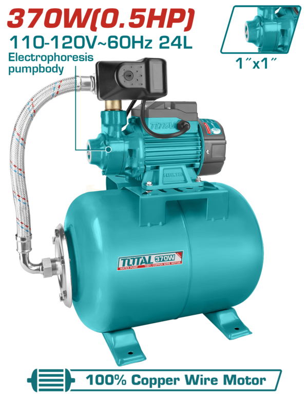 Bomba de Agua Periférica 370W 0.5HP