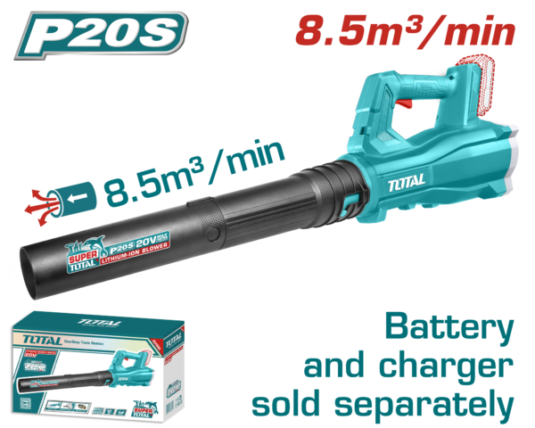 Soplador Inalámbrico 20V, 15000rpm