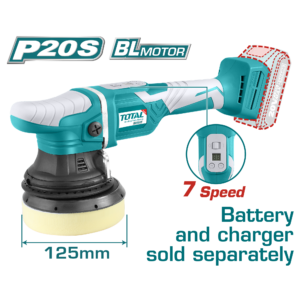 Pulidora Angular Inalámbrica 20V 2000-4800rpm 125mm