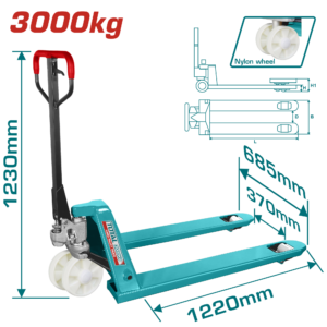 Transpaleta Manual Capacidad: 30000kg
