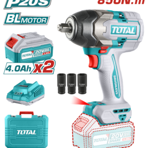 Llave de Impacto Inalámbrica 20V de 1/2" 850 NM dado cuadrado