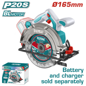 Sierra Circular Inalámbrica 20V 5200 rpm 165mm 6-1/2"