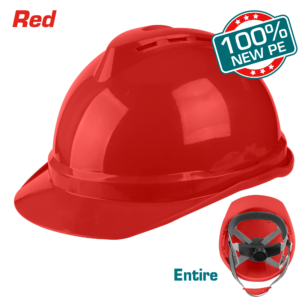 Casco de Seguridad Rojo 380g
