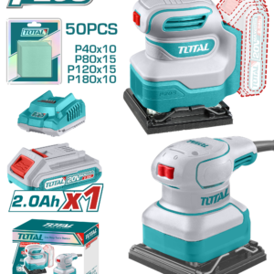 Juego de Lijadoras Inalámbrica 20V 2 Pzas 1200-1400 rpm