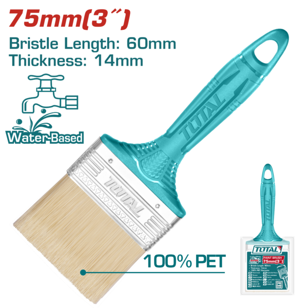 Brocha para Pintar ancho: 3", longitud: 60mm, espesor: 14mm