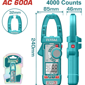Tester Multimetro AC Digital 4000 cuentas 600V