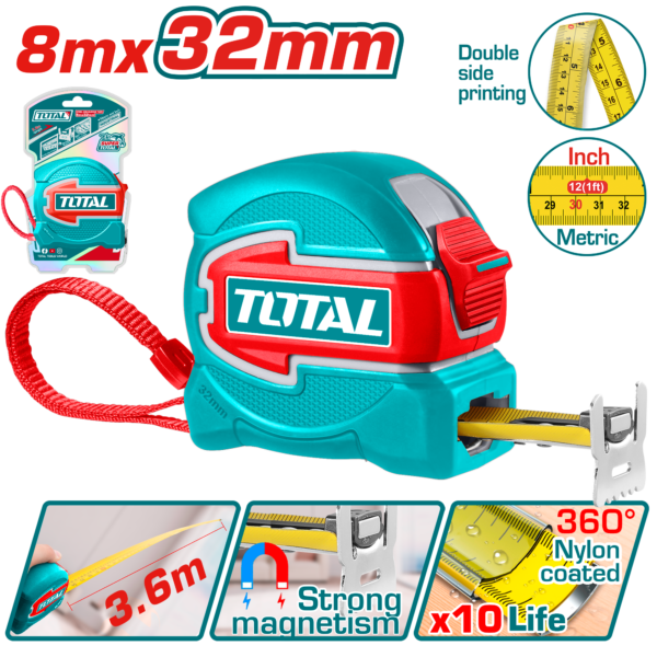 Cinta Metrica 8mx32 mm