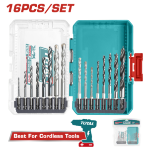 Juego de Brocas Metal, Madera y Taladro Multifuncion 16 pzas