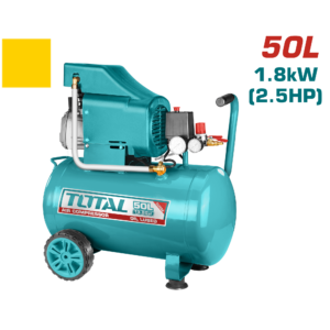 Compresor de aire 1.8KW (2.5HP) 3400 rpm, cap: 50L 110V , 60 HZ