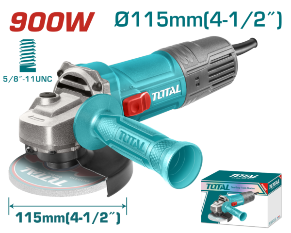 Esmeril Angular de 4-1/2" 900W 12000 Rpm 5/8"