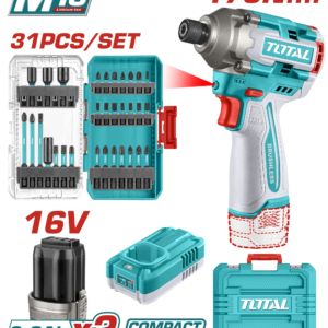 Destornillador de Impacto Inalámbrico 16V 170Nm 0-2700rpm