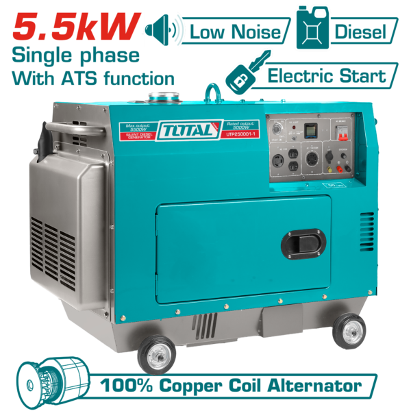 Generador a Diesel Insonorizado de 5.5KW