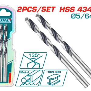 Mecha de Acero 4341 HSS 5/64" (2 pzas)