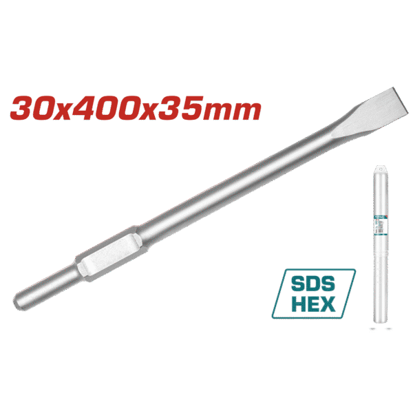 Cincel Hex Plano 30x400x35mm
